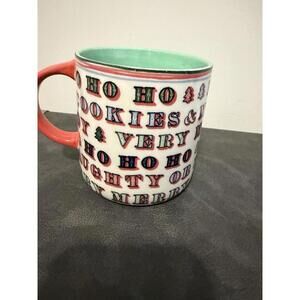 ANTHROPOLOGIE George & Viv Very Merry Mug (White) - Christmas Holidays